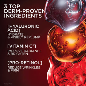 L'Oreal Paris Crème Hydratante Anti-Âge texture crémeuse sur une main
