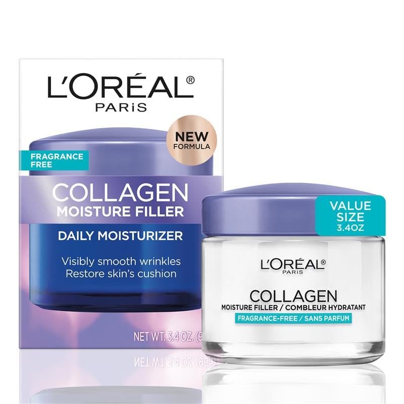 L'Oreal Paris Crème Hydratante Collagène 272g vue de face
