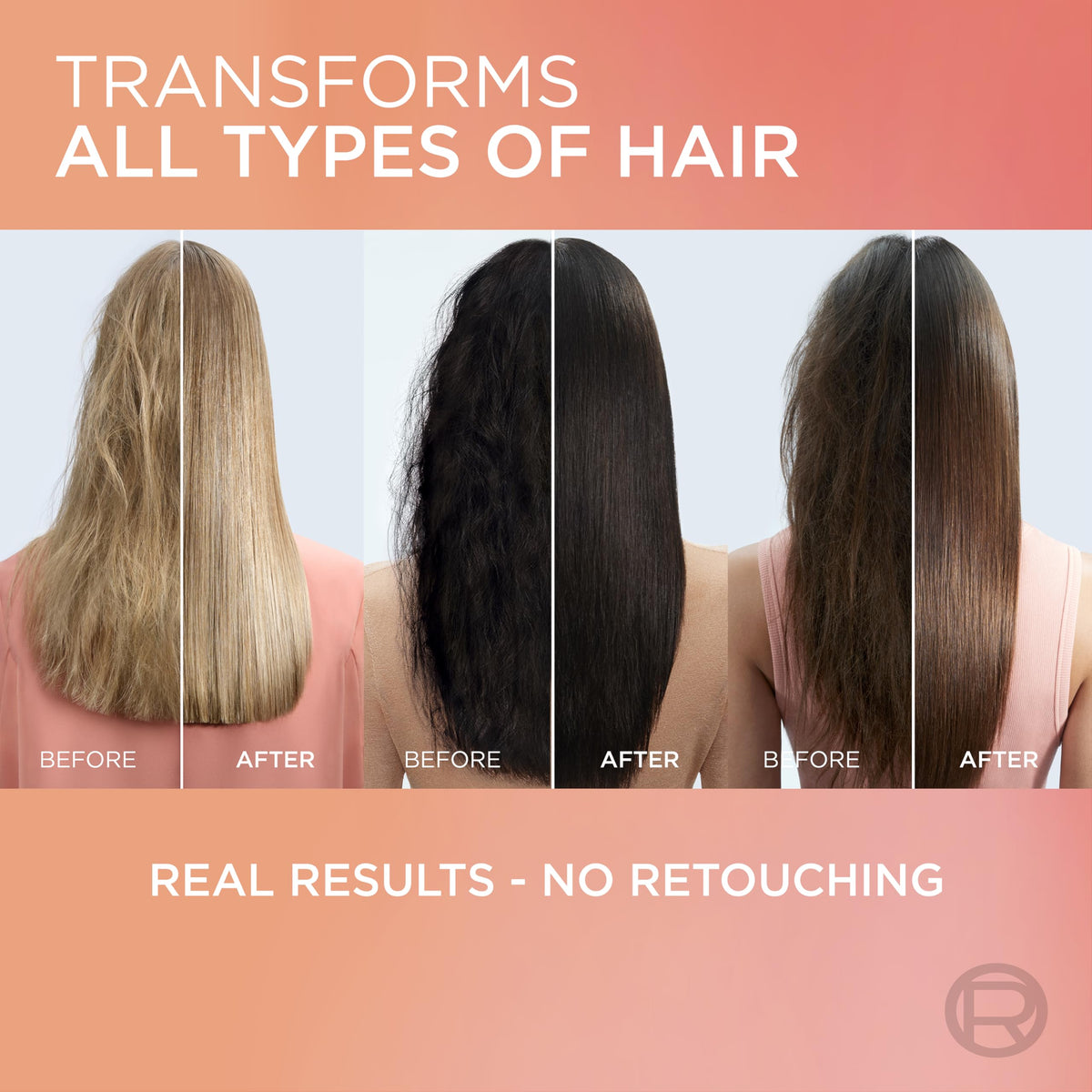 L'Oreal Paris Elvive Dream Lengths Après-Shampooing appliqué sur les longueurs
