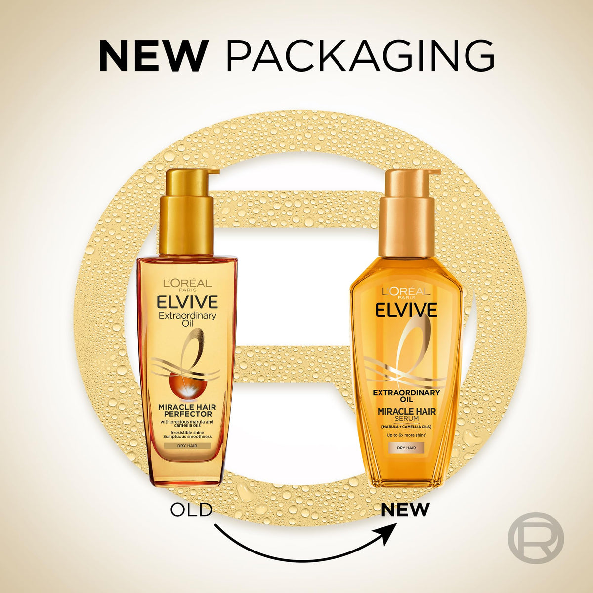 L'Oreal Paris Elvive Huile Extraordinaire 100ml avec gouttes d'huile