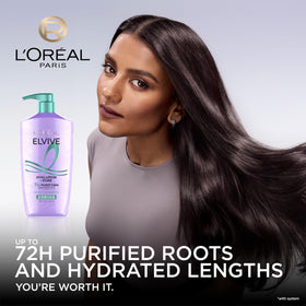L'Oreal Paris Elvive Hyaluron + Pure Après-Shampooing 56 Fl Oz