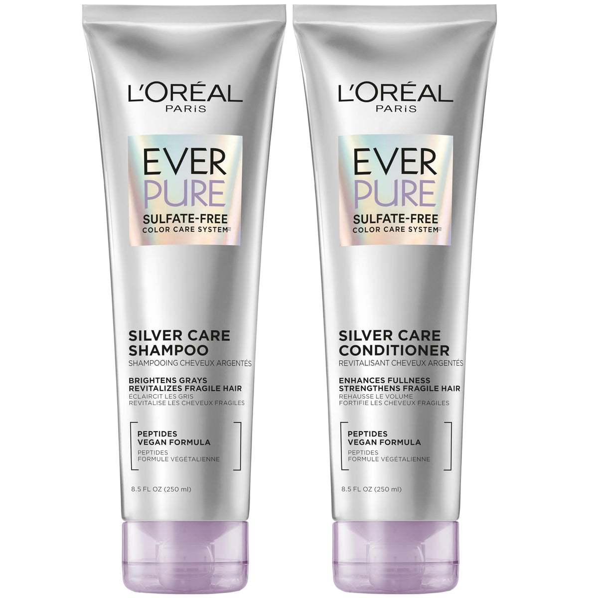 L'Oreal Paris EverPure Silver Care Shampoo 349g avec étiquette