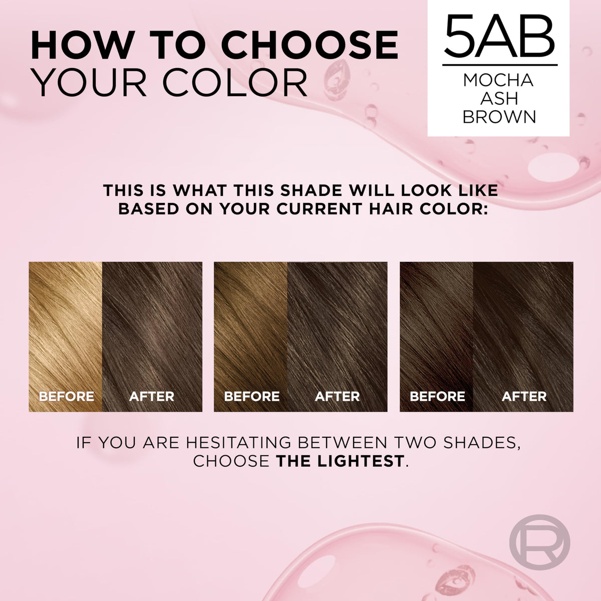 L'Oreal Paris Excellence Crème 5AB Marron Cendré sur cheveux longs