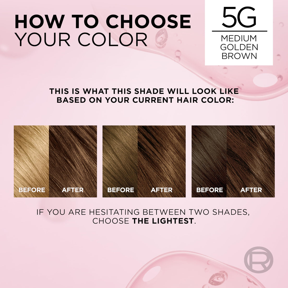 L'Oreal Paris Excellence Crème 5G Brun Doré texture de la crème