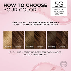 L'Oreal Paris Excellence Crème 5G Brun Doré texture de la crème