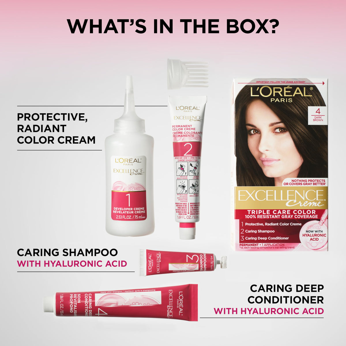 L'Oreal Paris Excellence Crème 5RB, crème colorante en détail