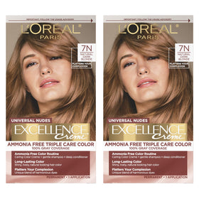 L'Oreal Paris Excellence Universal Nudes kit de coloration 7N vue avant