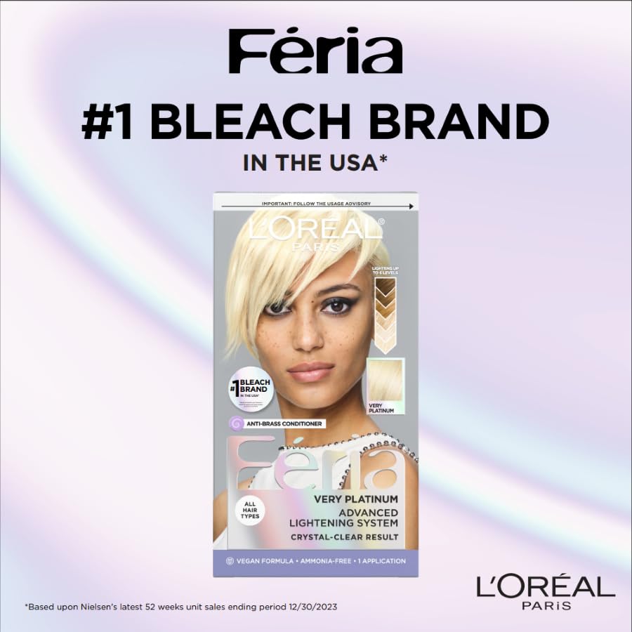 L'Oreal Paris Feria coloration permanente très platine avec accessoires