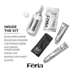 L'Oreal Paris Feria coloration permanente très platine résultat sur cheveux