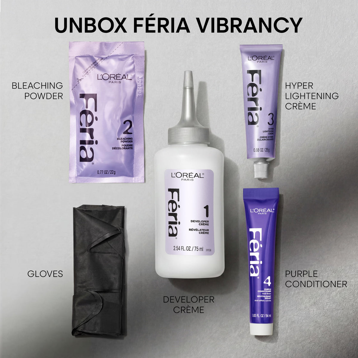 L'Oreal Paris Feria Hyper Platinum packaging