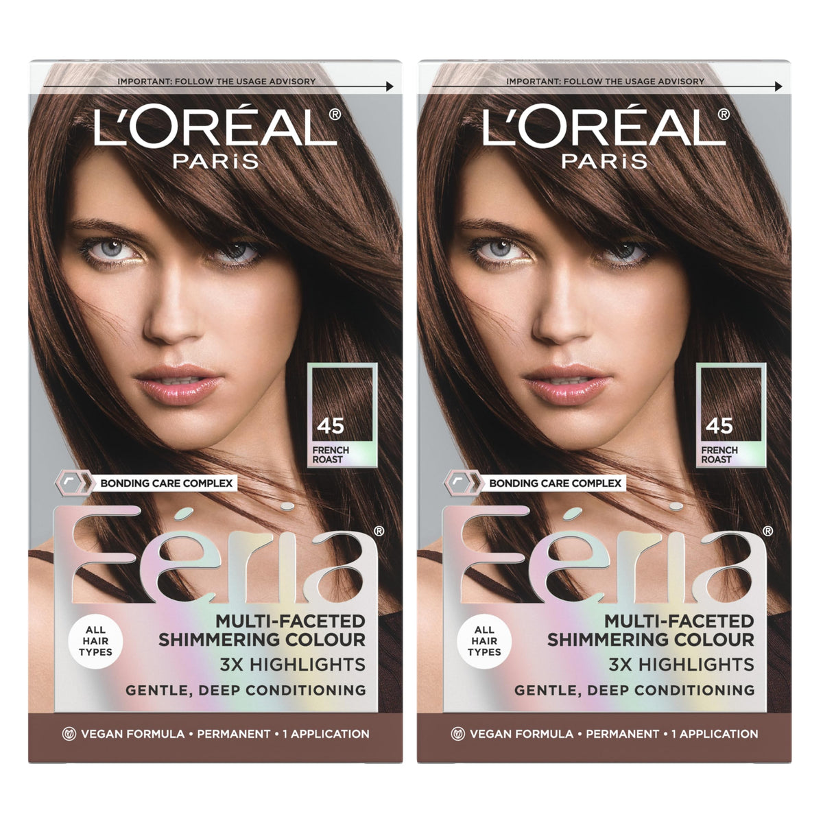 L'Oreal Paris Feria kit de coloration permanente vue avant