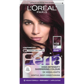 L'Oreal Paris Feria V38 Violet Noir coloration permanente vue avant