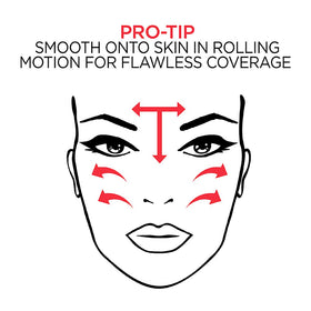 L'Oreal Paris Fond de Teint Infallible Pro-Matte avec autres produits de maquillage