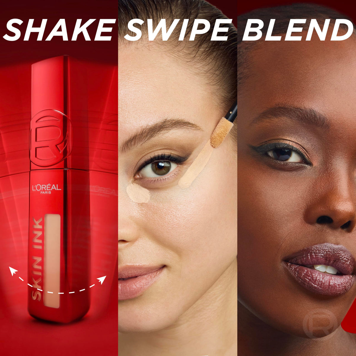 L'Oreal Paris Infallible Skin Ink application sur la peau