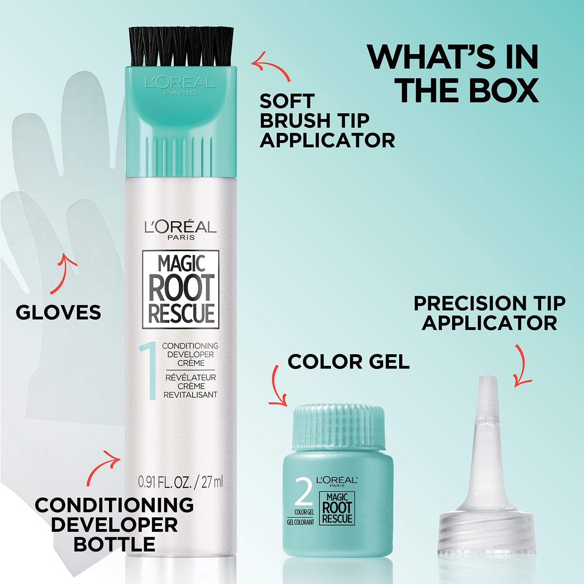 L'Oreal Paris Kit de Coloration Permanente 4R boîte avec échantillons de couleurs