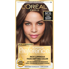 L'Oreal Paris Kit de Coloration Permanente 5CG, vue de devant