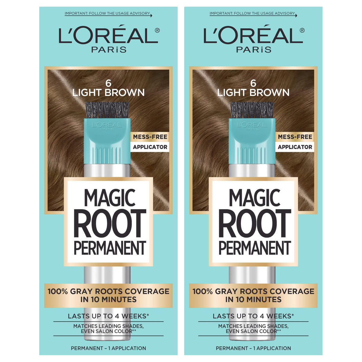 L'Oreal Paris Kit de Teinture Cheveux Permanent Brun Clair avant application