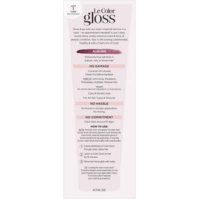 L'Oreal Paris Le Color Gloss Toning Auburn 150g application sous la douche