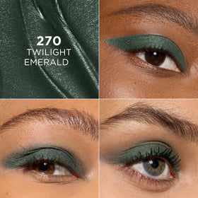 L'Oreal Paris Le Shadow Stick 270 Twilight Emerald en gros plan sur son embout