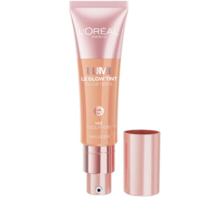 L'Oreal Paris Lumi Le Glow Skin Tint Cool 140 devant avec bouchon