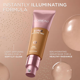 L'Oreal Paris Lumi Le Glow Tint 40g en situation de maquillage