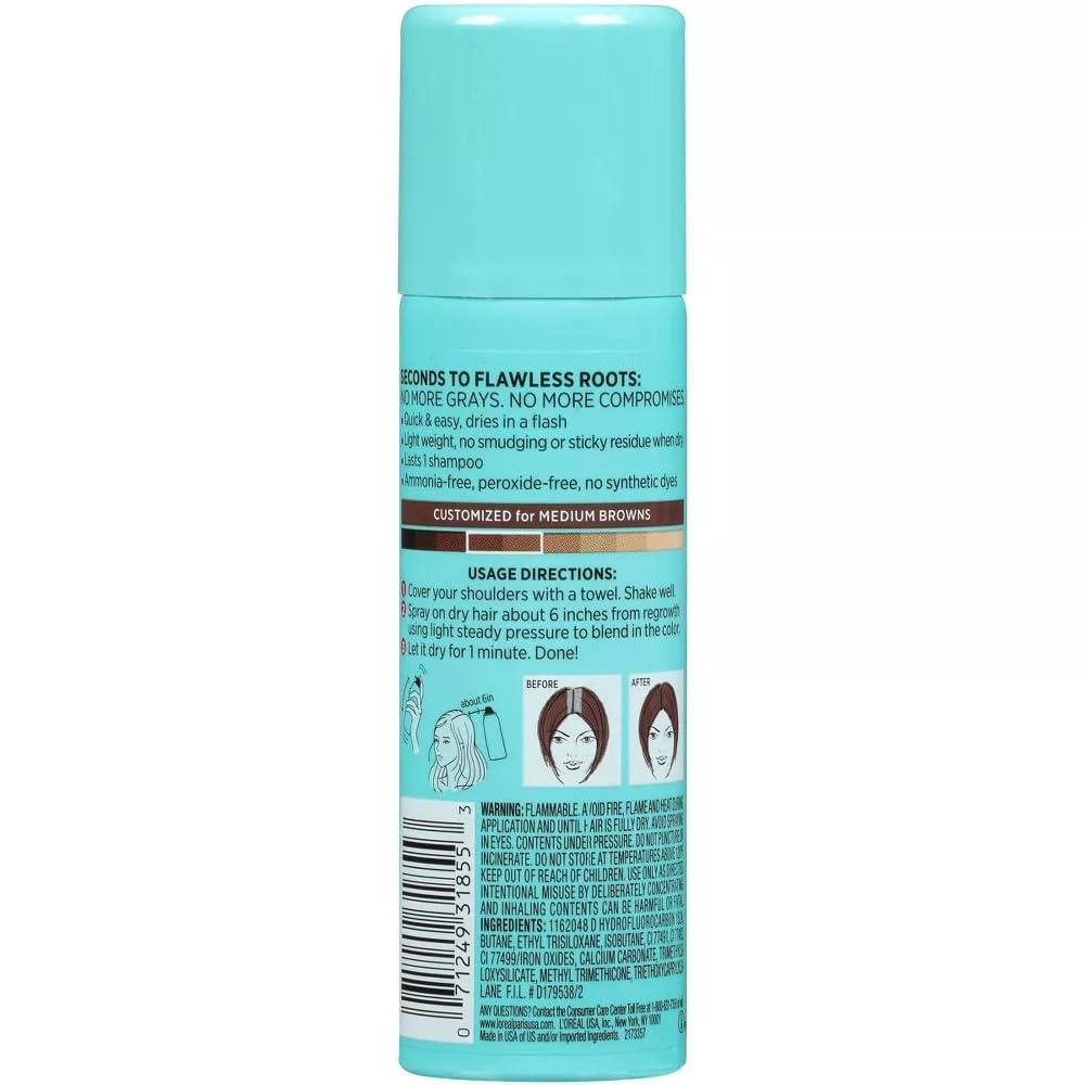 L'Oreal Paris Magic Root Cover Up Spray 6 oz côté