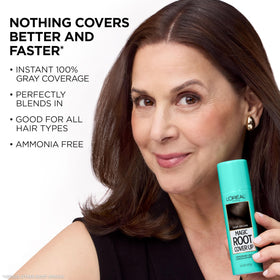 L'Oreal Paris Magic Root Cover Up Spray, angle latéral avec éclairage studio