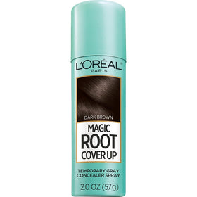 L'Oreal Paris Magic Root Cover Up Spray Brun Foncé avant application
