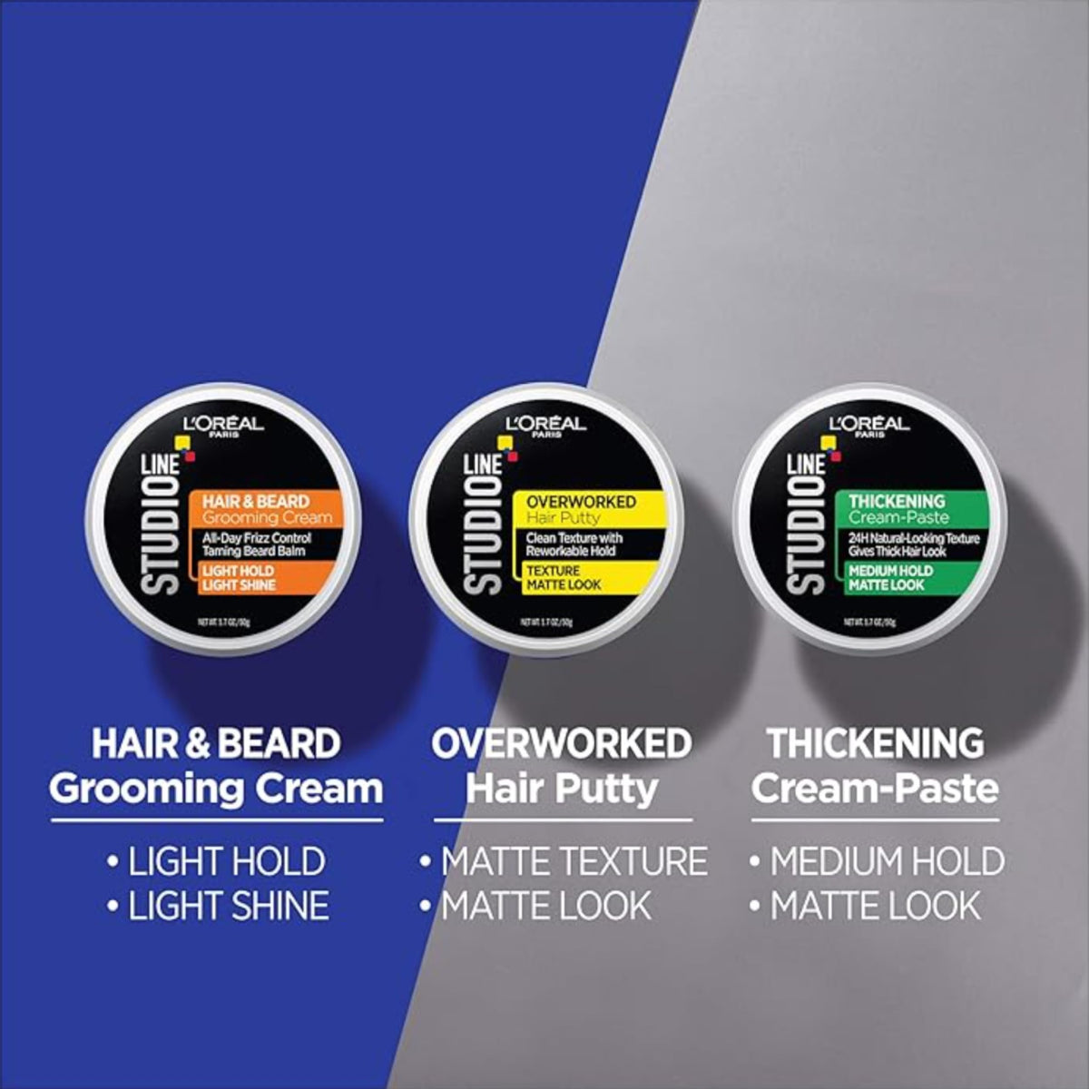 L'Oreal Paris Pâte Coiffante 50 mL emballage