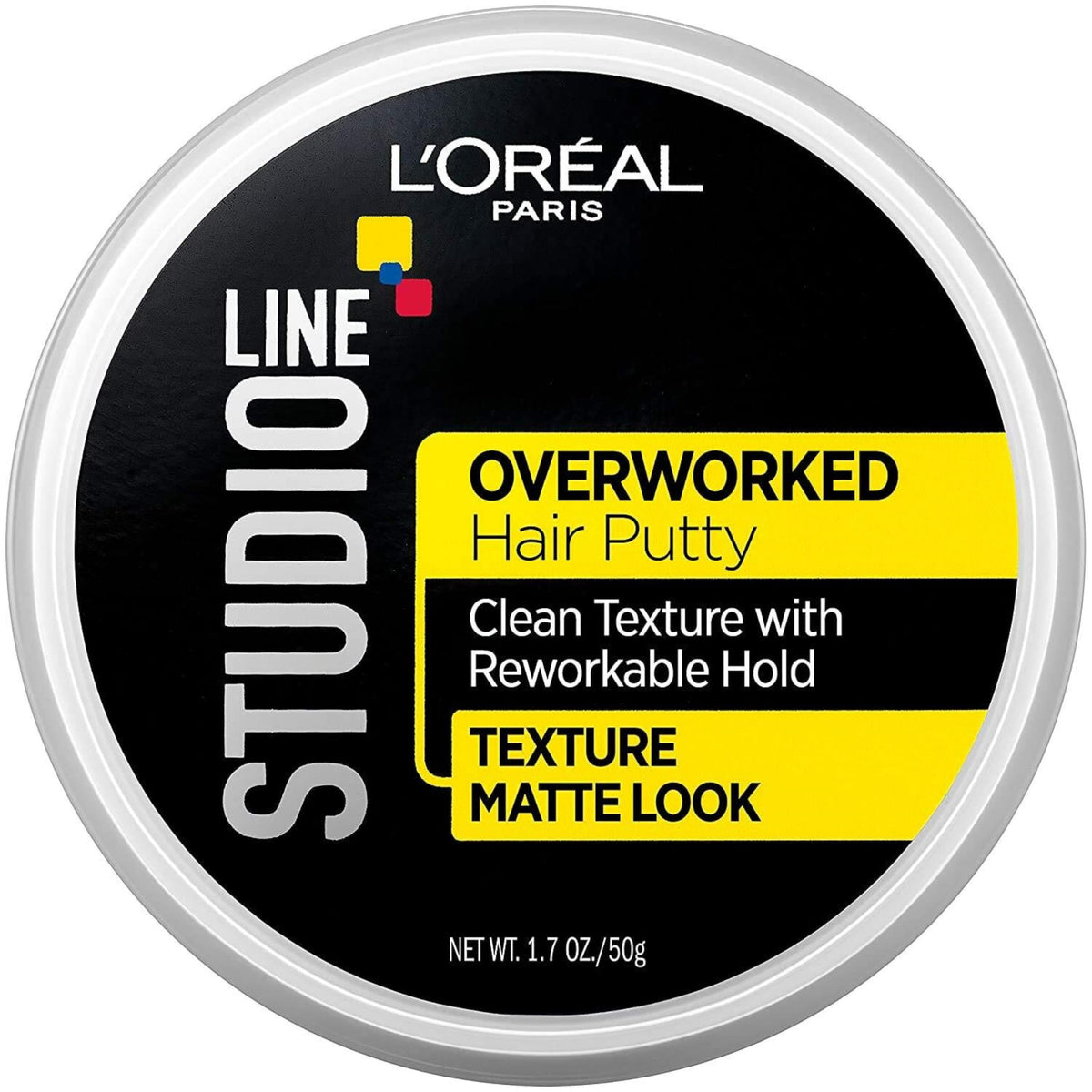 L'Oreal Paris Pâte Coiffante 50 mL pot ouvert