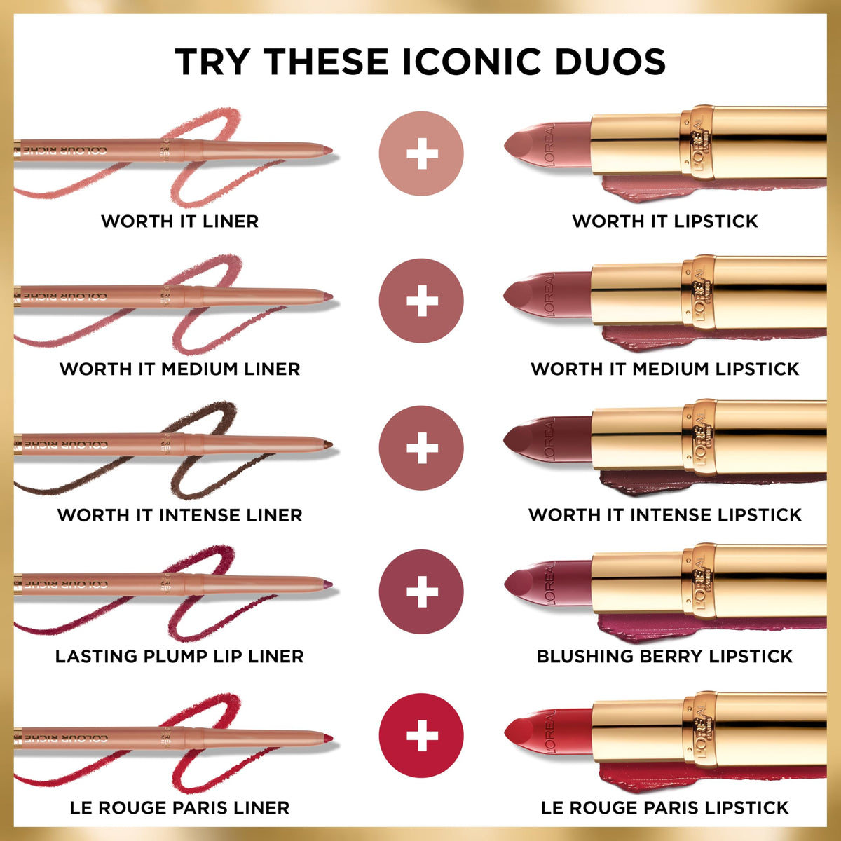L'Oreal Paris Rouge à Lèvres Satin en gros plan sur texture