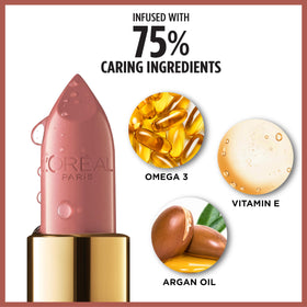L'Oreal Paris Rouge à Lèvres Satin teintes variées sur table