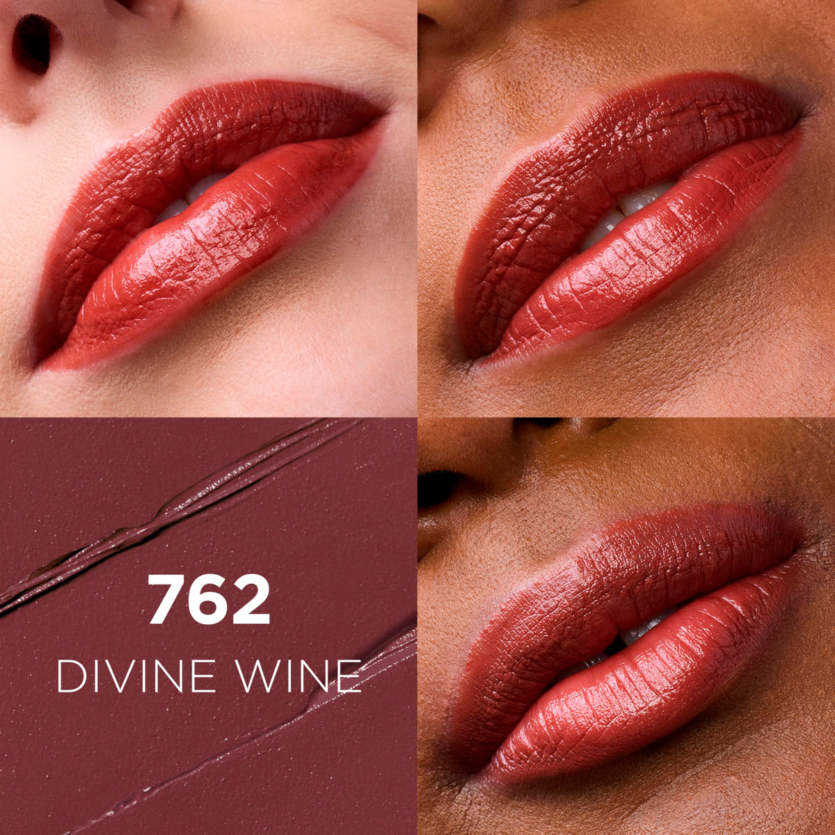 L'Oreal Paris Rouge à Lèvres Satiné Divine Wine 18g avec tube ouvert