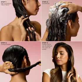 L'Oreal Paris Shampooing Bond Repair+ 762g à côté d'autres produits de soin capillaire