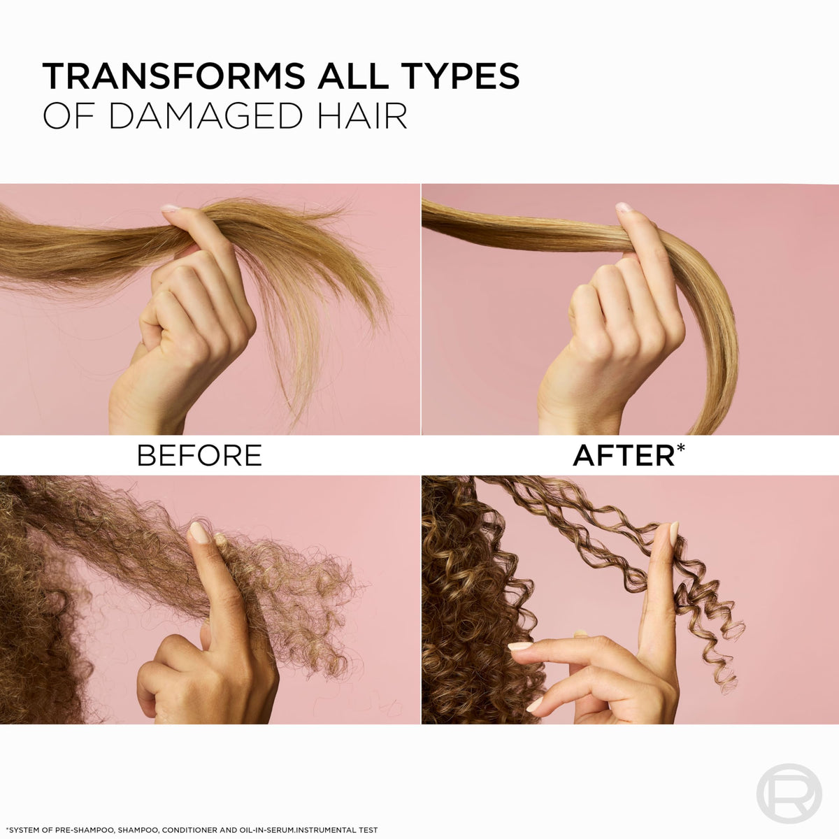 L'Oreal Paris Shampooing Bond Repair+ 762g près d'un miroir