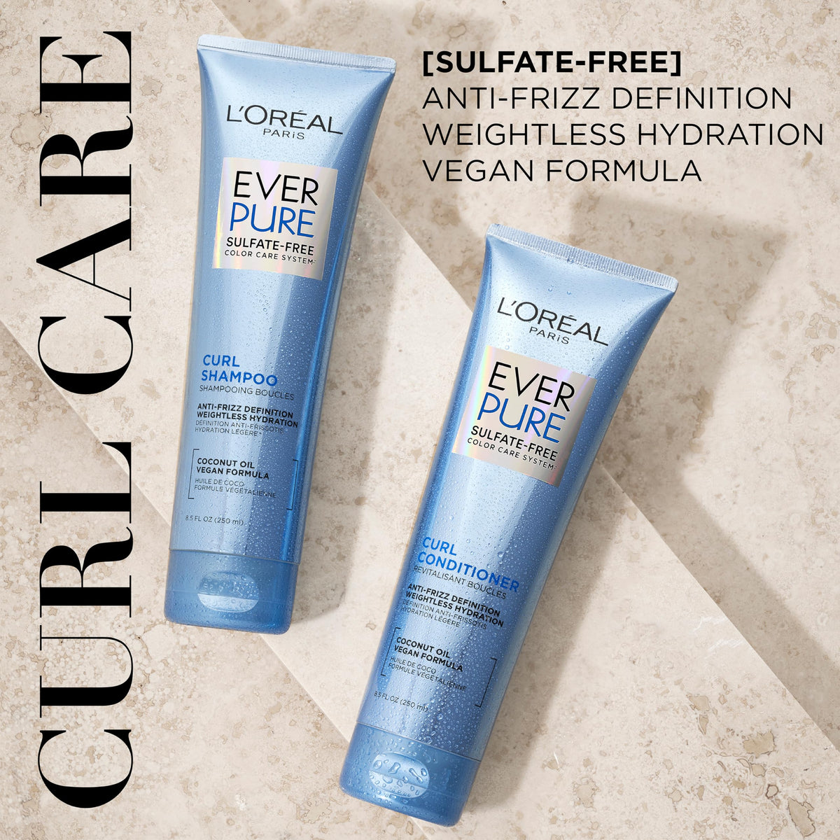 L'Oreal Paris Shampooing Soin Cheveux Bouclés 290g avec huile de coco