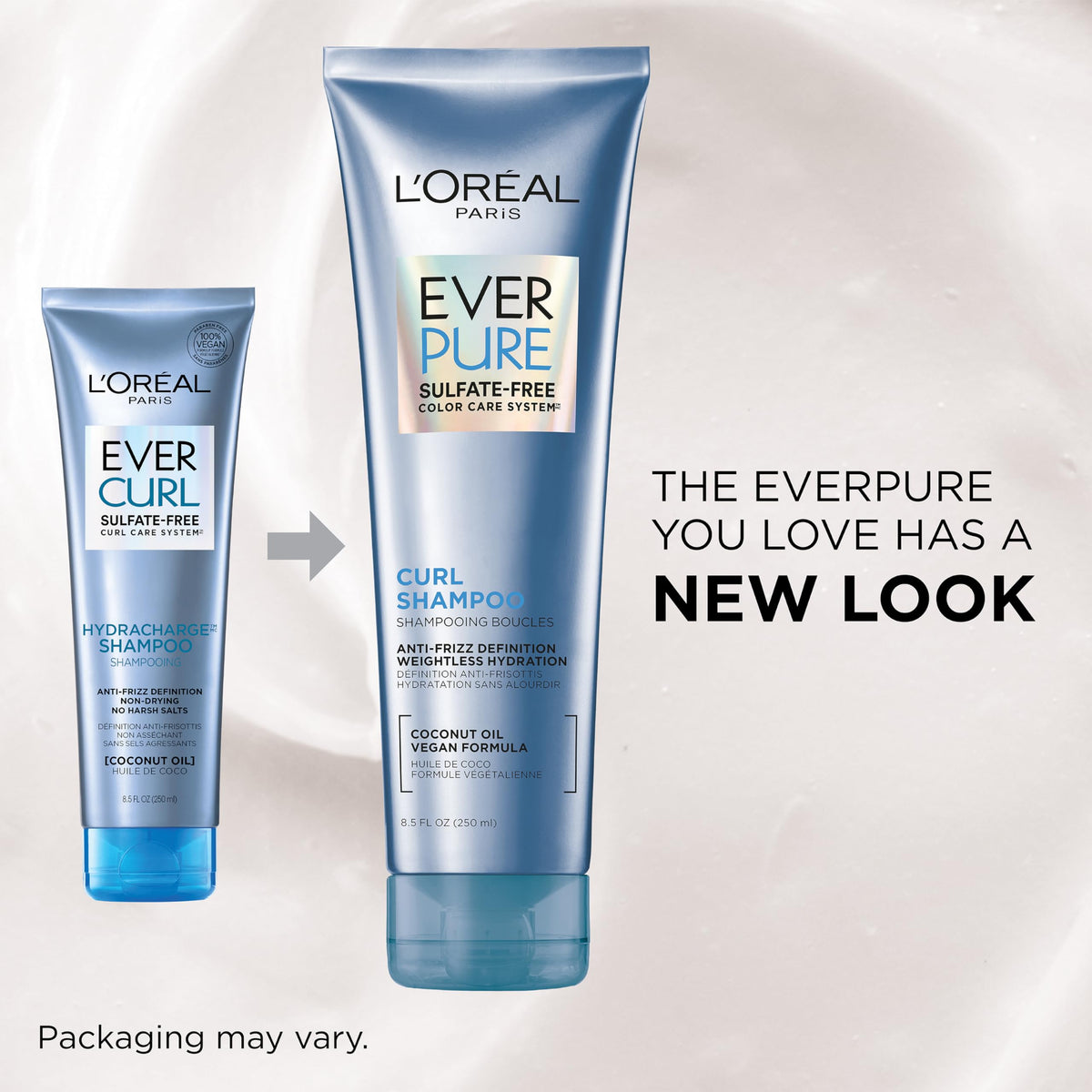 L'Oreal Paris Shampooing Soin Cheveux Bouclés 290g en utilisation