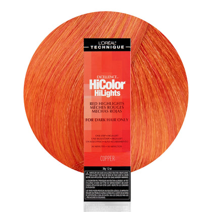 L'OREAL TECHNIQUE Couleur de Cheveux Permanente Copper 140g vue de devant