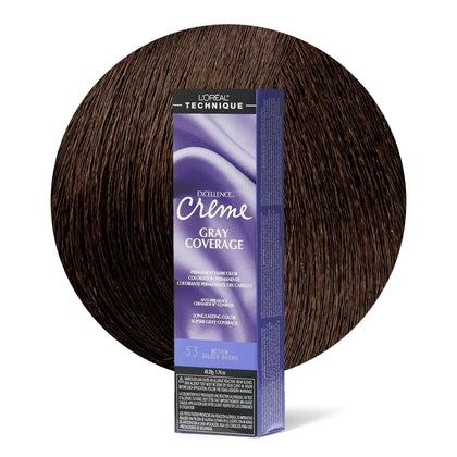 L'Oréal Technique Excellence Crème Couleur Cheveux Marron Doré - vue de face