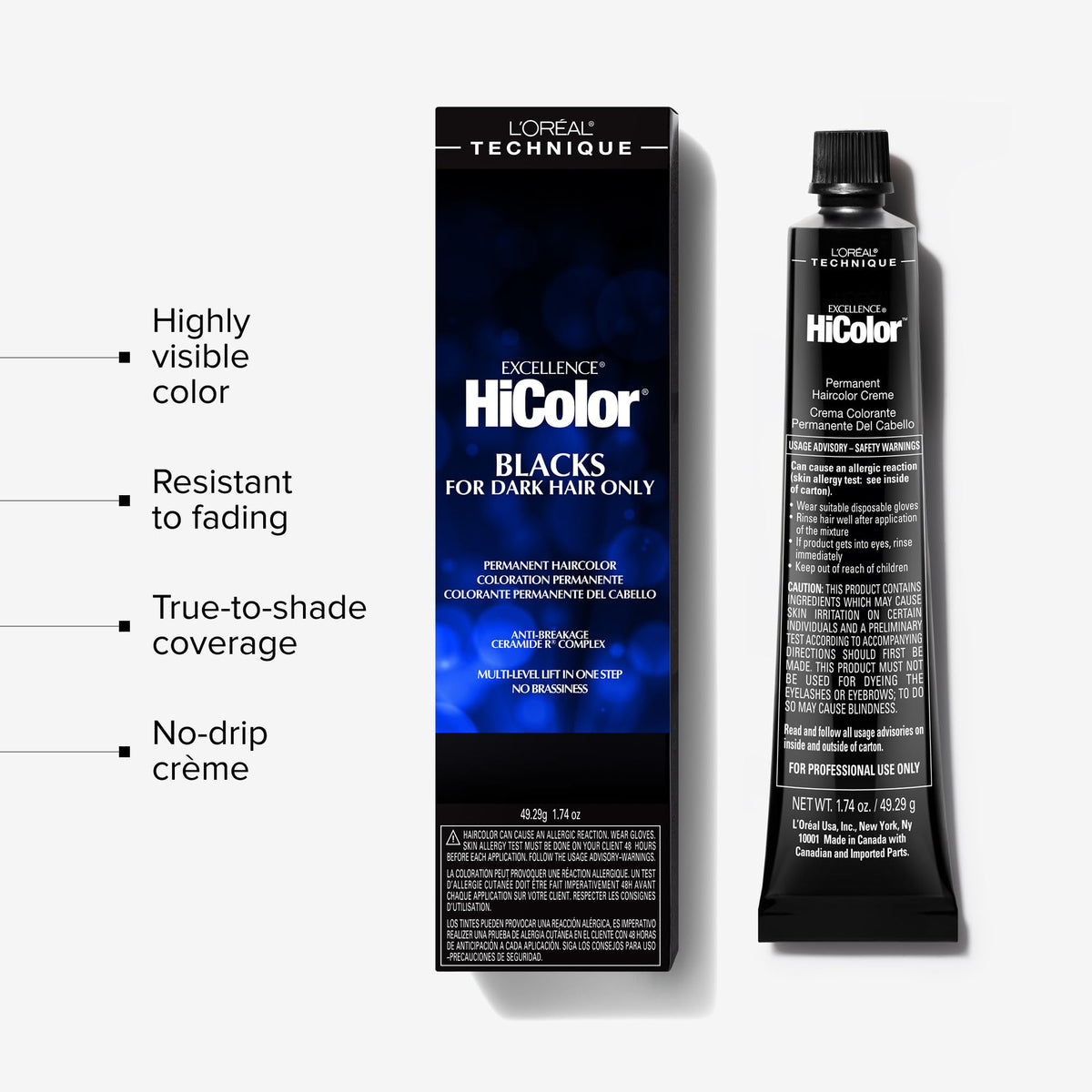 L'OREAL TECHNIQUE HiColor application sur cheveux