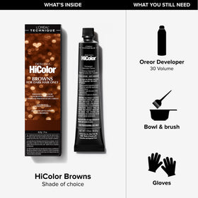 L'OREAL TECHNIQUE HiColor Blonde Naturelle 60g application sur cheveux