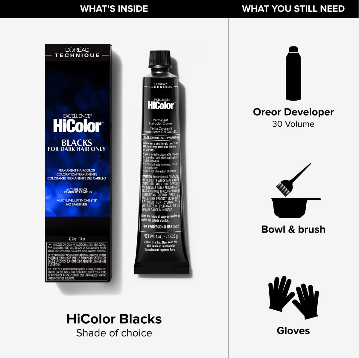 L'OREAL TECHNIQUE HiColor texture de la crème