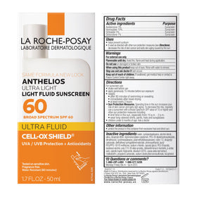 La Roche-Posay Anthelios fluide ultra léger SPF 60 packaging