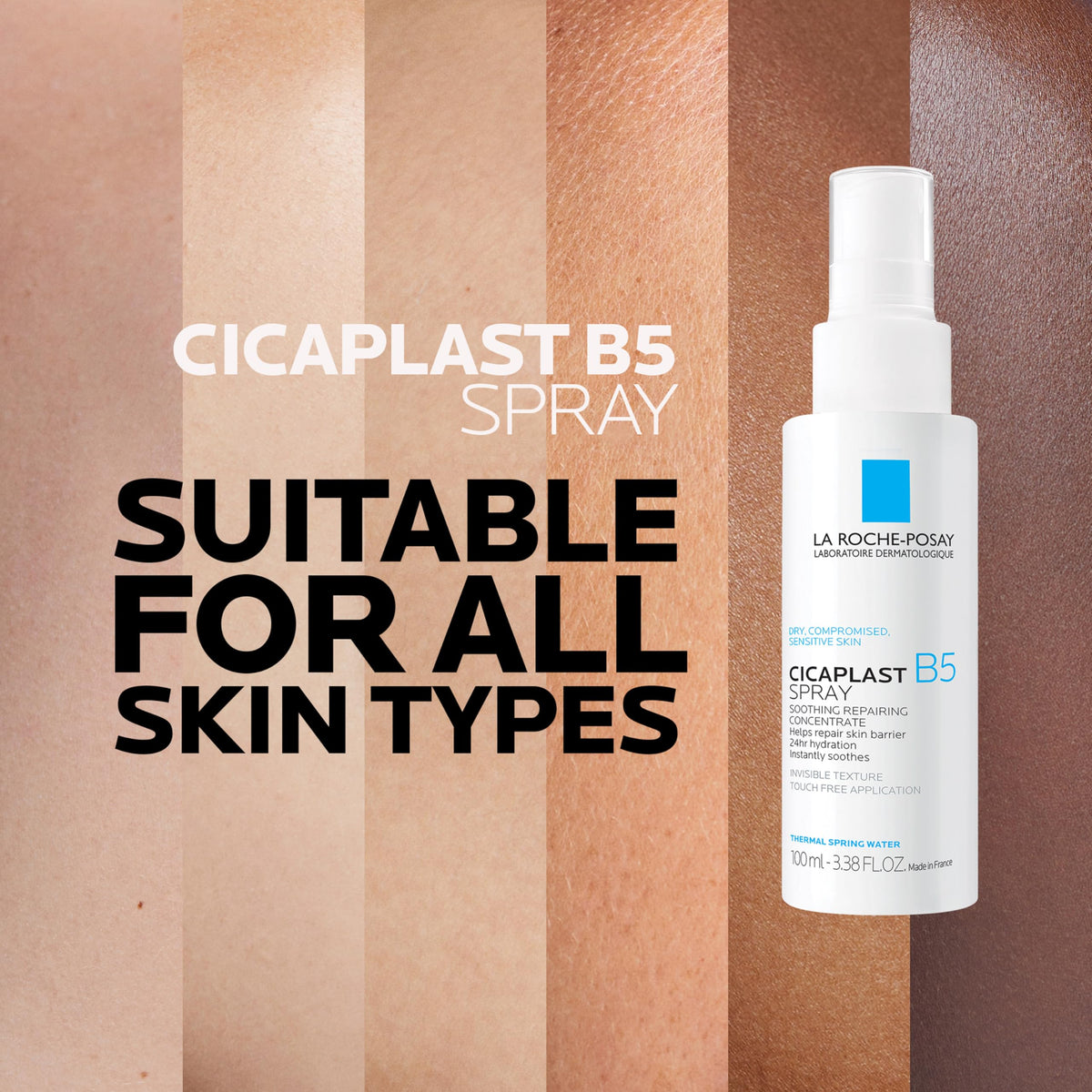 La Roche-Posay Cicaplast B5 Spray 100ml à côté d'autres soins de la peau