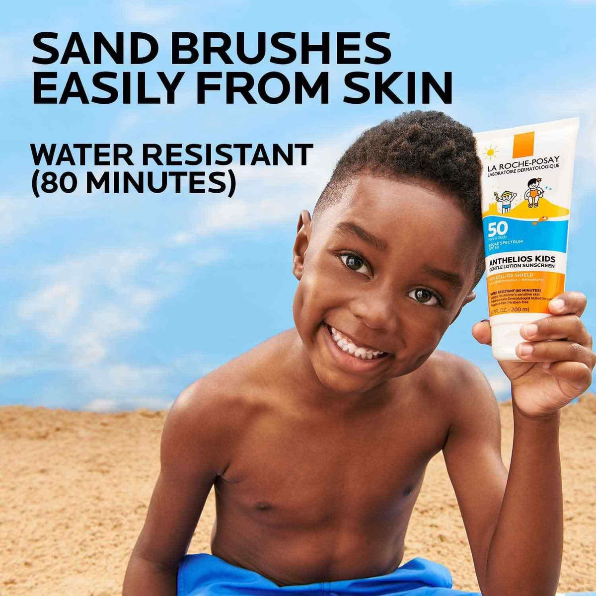 La Roche-Posay Crème Solaire Enfant SPF 50 avec accessoires de plage