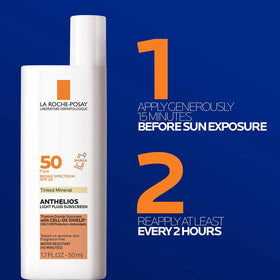 La Roche-Posay Crème Solaire SPF 50 en application