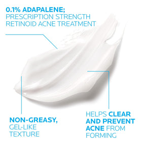 La Roche-Posay Effaclar Gel Adapalène 0,1% vue arrière avec étiquettes