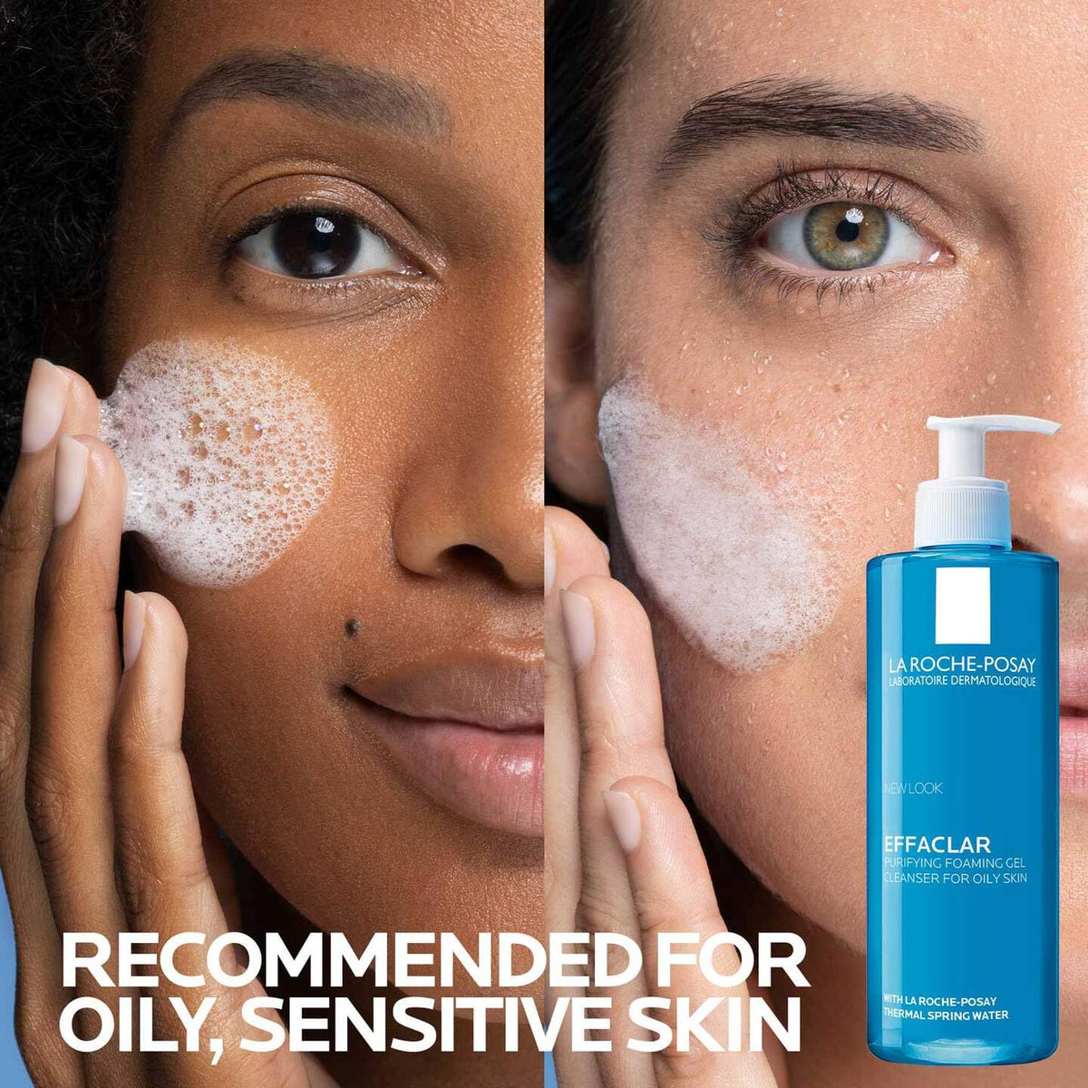 La Roche-Posay Gel Nettoyant Moussant 450g avec emballage