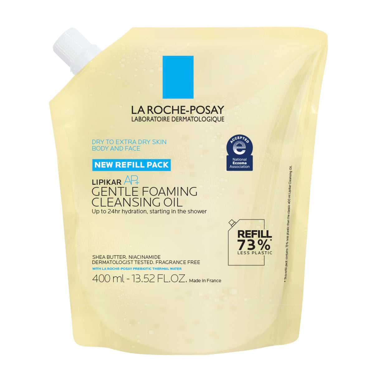 La Roche-Posay Lipikar AP+ Huile Nettoyante Moussante 400ml vue avant