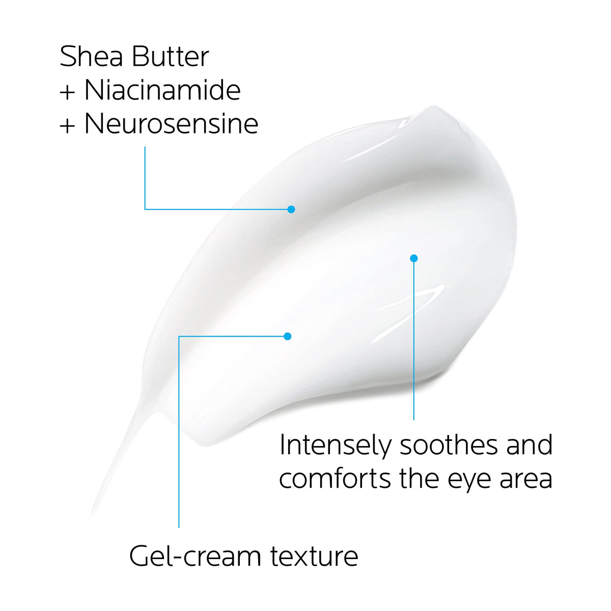 La Roche-Posay Toleriane Crème Contour des Yeux texture gel-crème